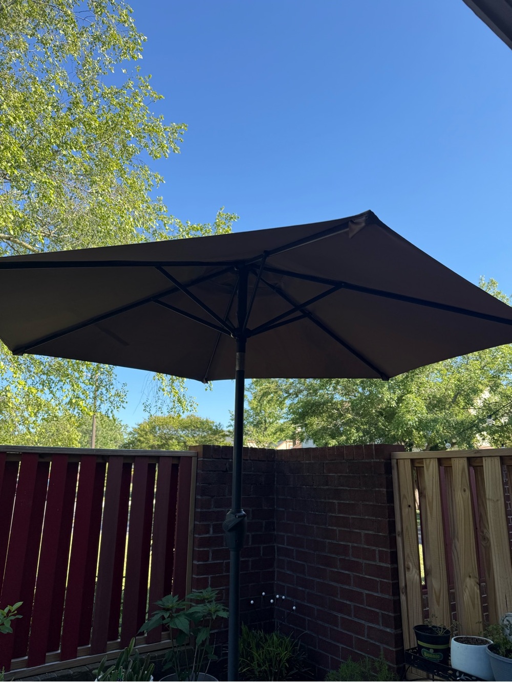 Amazon Beige Outdoor Patio Umbrella